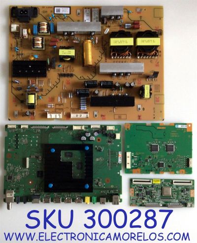 KIT TARJETAS  SONY / NUMERO DE PARTE MAIN A5014255A / 1-006-895-21 / A-5014-266-A / T-CON LJ94-45103E / DRIVER A5012967 / A-5012-967-A / 1-006-902-11 / FUENTE 100611011 / APS-435 / 100611012 / 100660311 / PANEL YDAF065DND01 / MOD XBR-65X90CH / XBR65X90CH